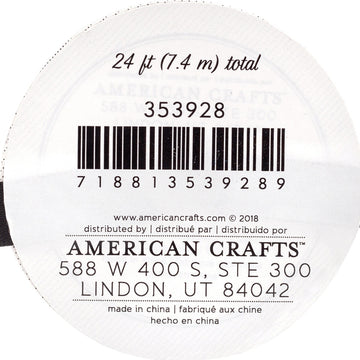 American Crafts Premium Ribbon & Twine 5/Pkg - Black