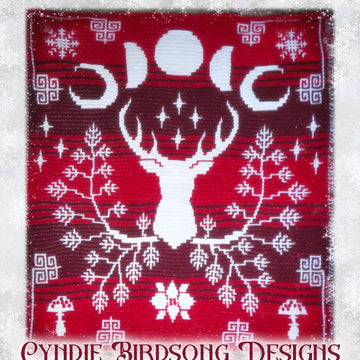 Winter Solstice Magic - overlay mosaic blanket