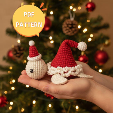 Crochet Turtle,Turtle Crochet Pattern,Crochet Pattern Christmas