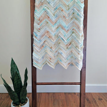 Agate Beach Chevron Blanket