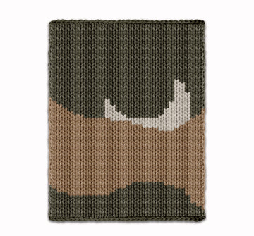Chunky Knitting Pattern, Moon Knit Blanket