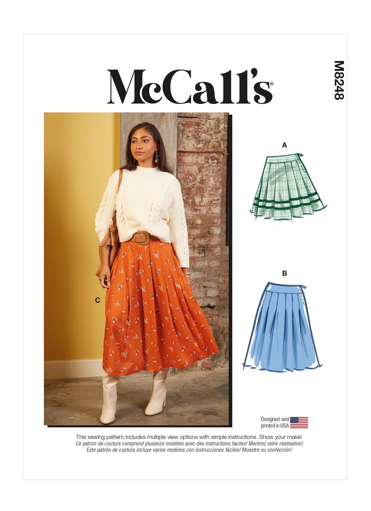 McCall's Misses' Skirts M8248 - Sewing Pattern