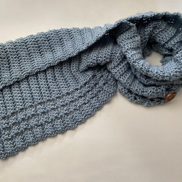 Beginners Cowl Scarf Pattern: Bussin-Beginners Cowl-Scarf