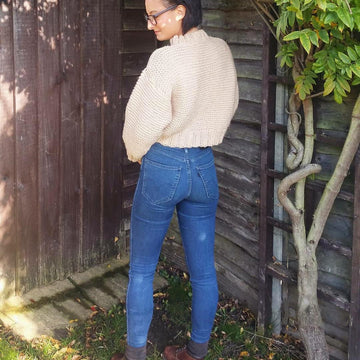Super simple garter sweater