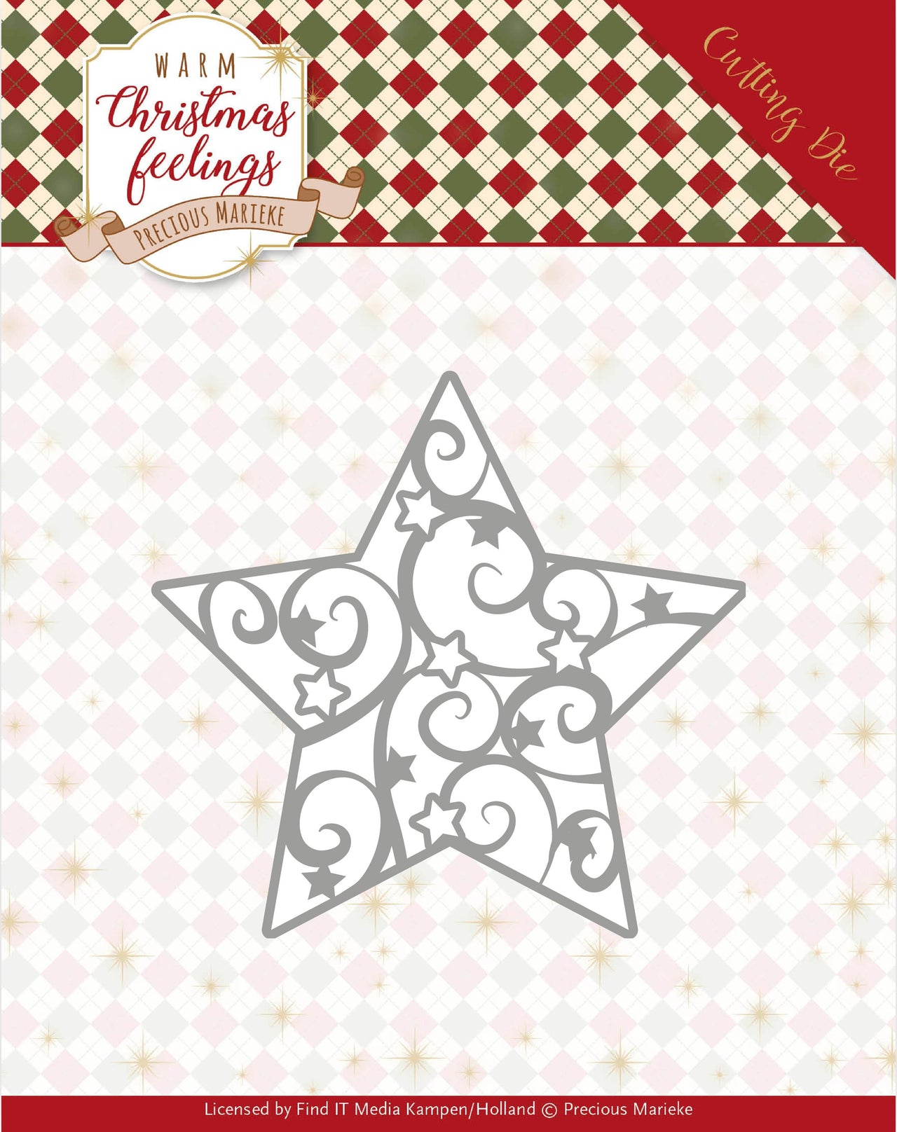 Find It Trading Precious Marieke Die - Swirl Star, Warm Christmas Feelings