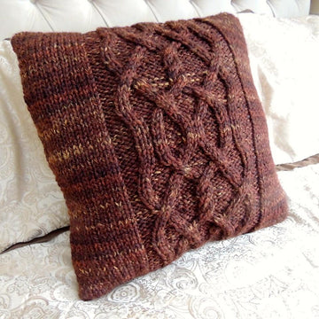 Twists and Cables Cushion Cover