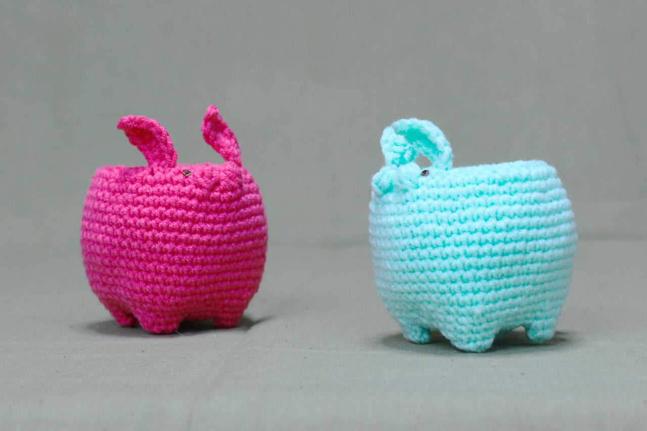 Easter Rabbit Mini Basket / イースターラビットのミニバスケット