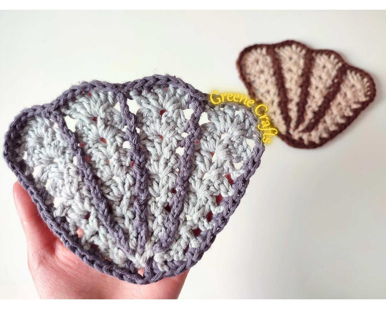 Scallop Coasters or Applique - Summer Crochet Pattern