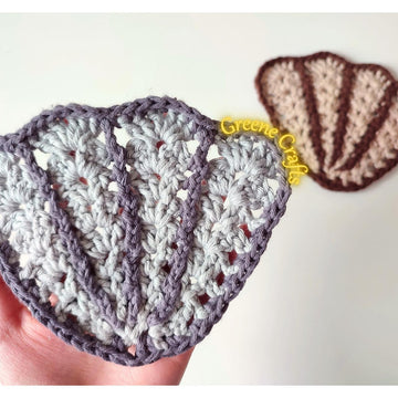 Scallop Coasters or Applique - Summer Crochet Pattern