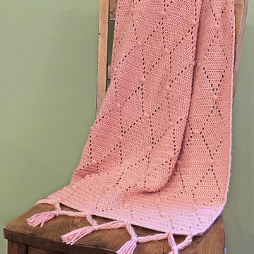 Diamonds and Dots Baby Blanket