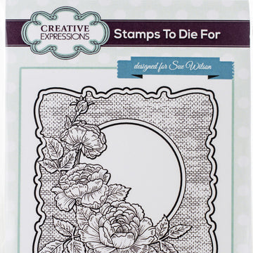 Creative Expressions Stamps To Die For By Sue Wilson - Abigail's Peony Spray