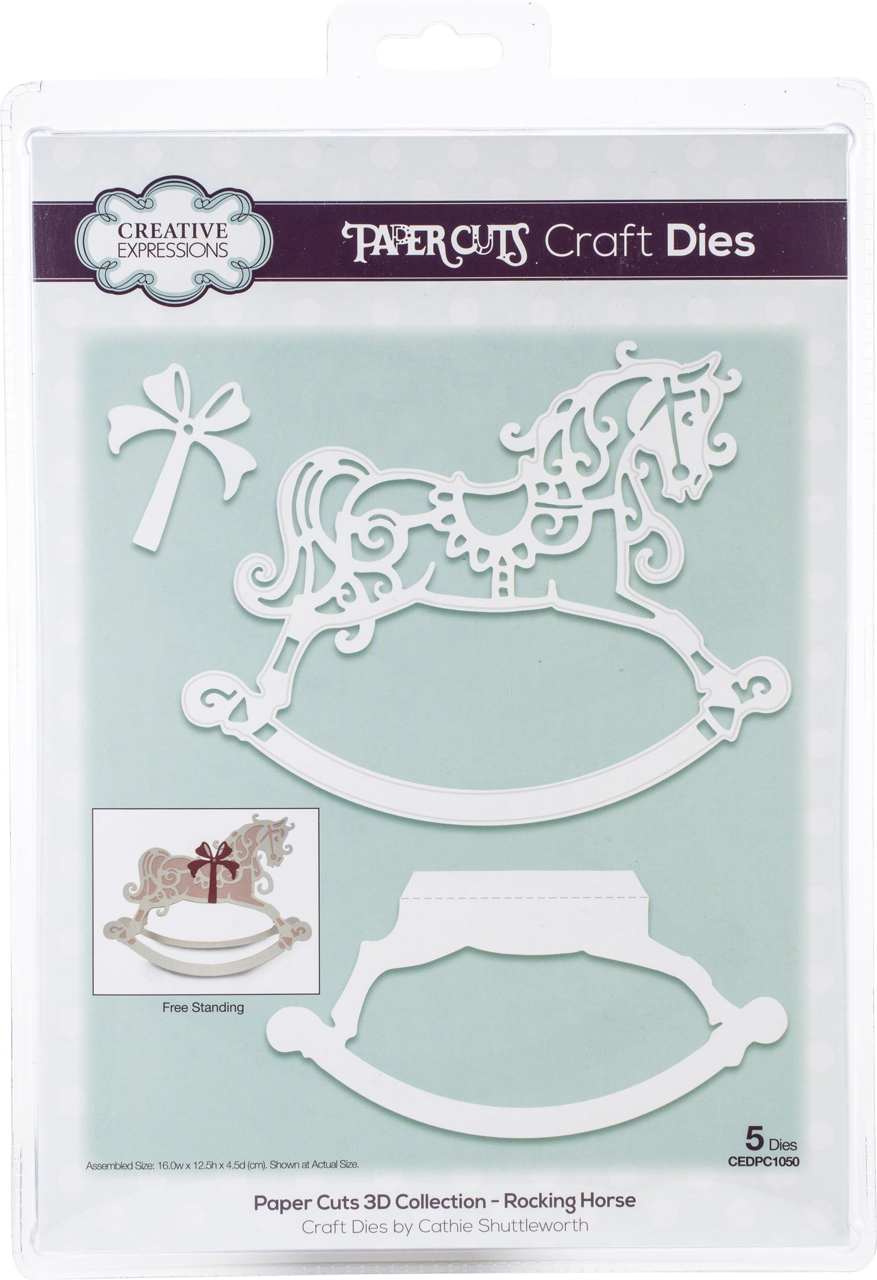 Creative Expressions Creative Expression Paper Cuts 3D Craft Dies - Rocking Horse