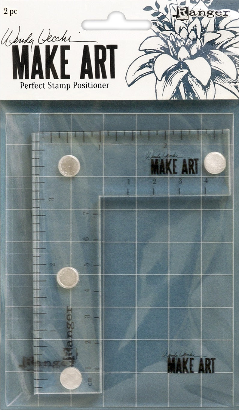 Ranger Wendy Vechhi Make Art Perfect Stamp Positioner Set - 617486