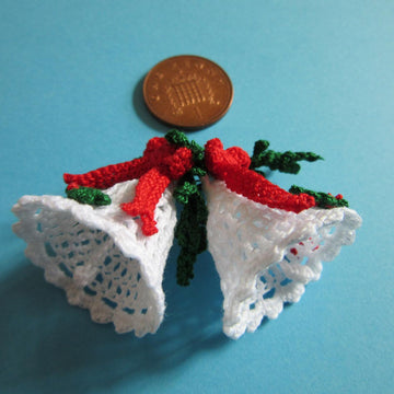 1:12th scale Crochet Christmas Bells