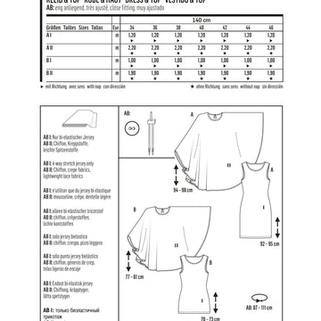 Burda 6589 Dress & Top B6589 - Paper Pattern, Size 8-20