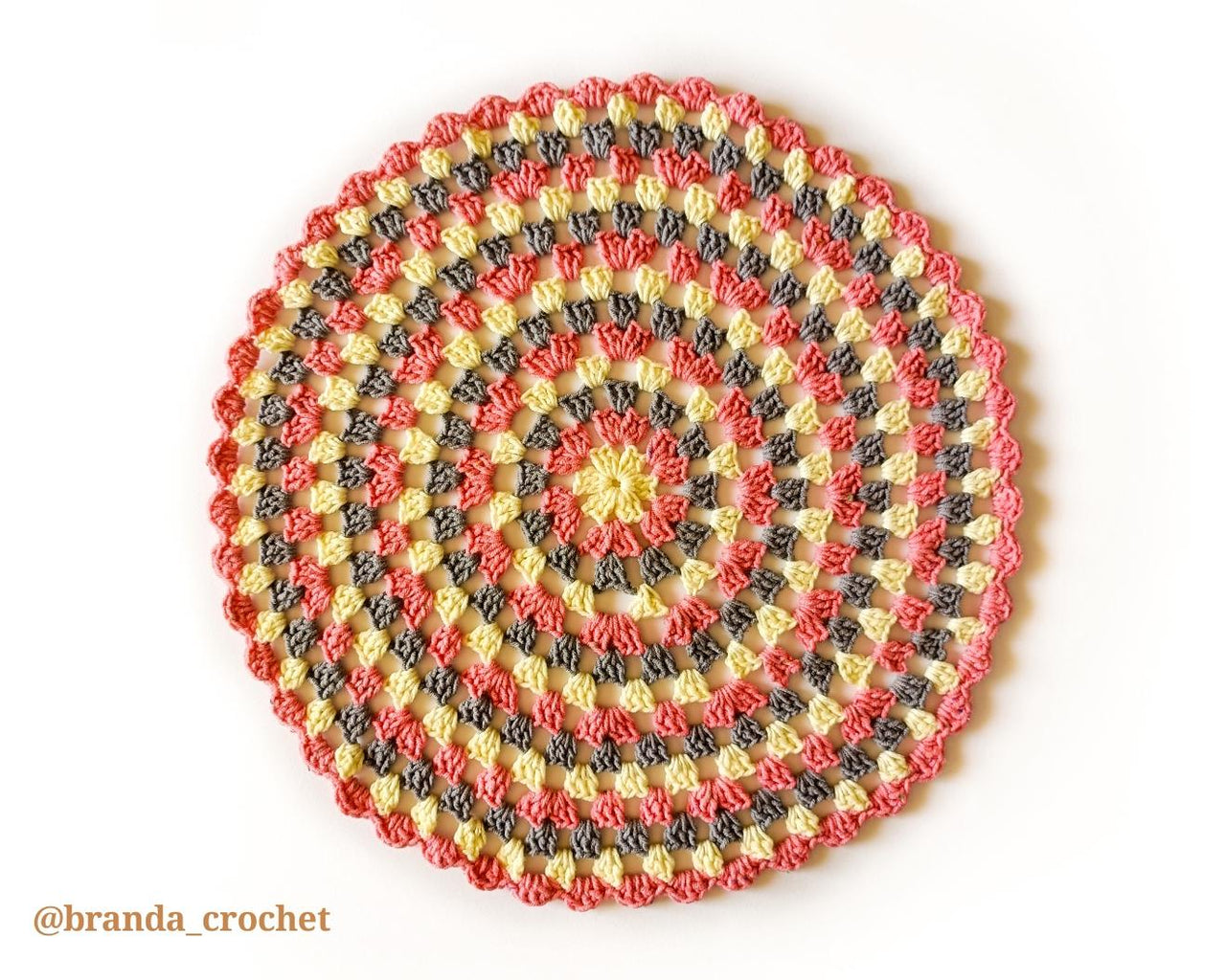 Crochet Circle Granny Doily