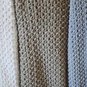 Chunky Chenille Throw Blanket