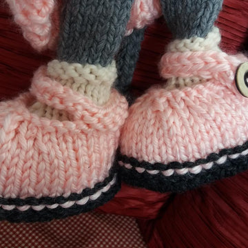 Mary Jane Shoes with Stitching