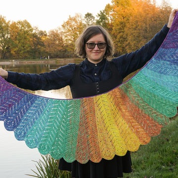 Macaw wings shawl