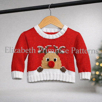 Reindeer in the Snow Jumper P28