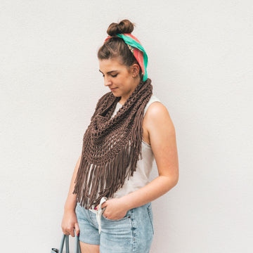 Boho Fringe Cowl