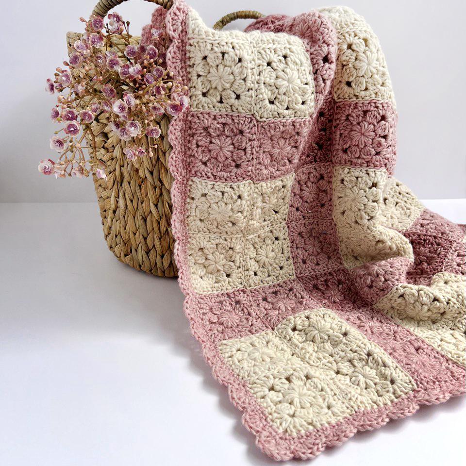 Heirloom Bloom Baby Blanket