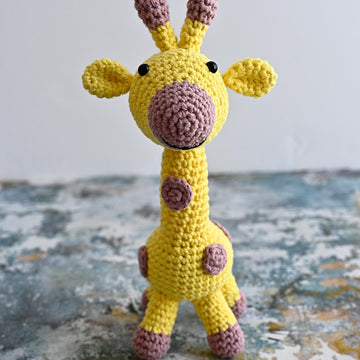 Standing Crocheted Giraffe
