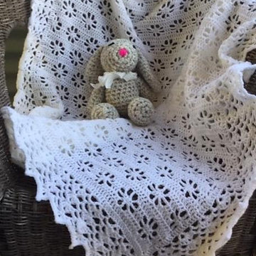 Amanda Christening Baby Blanket