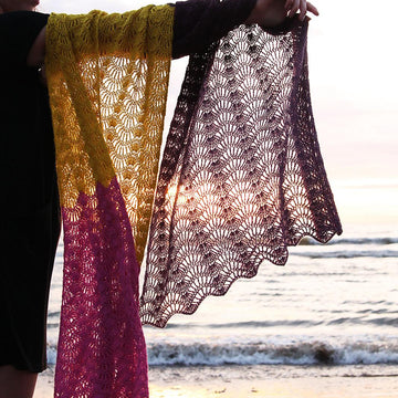 Feather & Fan Shawl