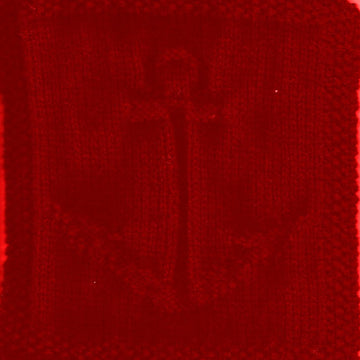 Anchor Knitted Dishcloth