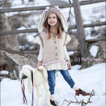 Bunny hooded vest