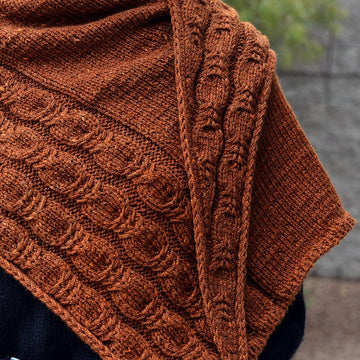 Honey Rye Shawl
