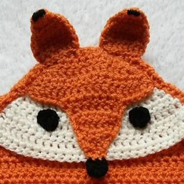 Fox Hooded Wrap Blanket