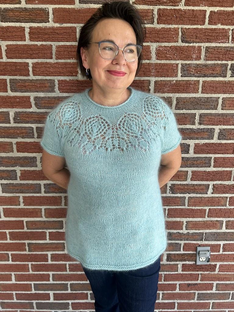 Blue Hibiscus Tunic
