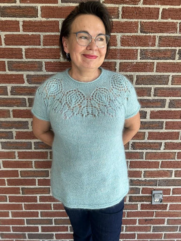 Blue Hibiscus Tunic