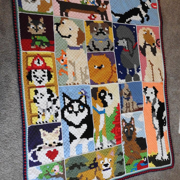 Dogghan C2C Blanket
