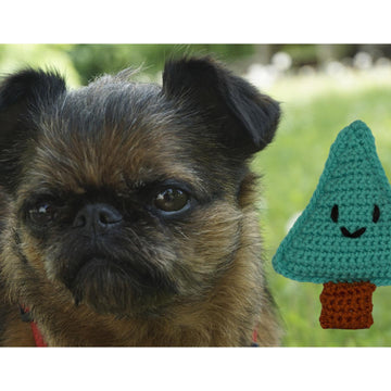 Häkelanleitung Hundespielzeug Weihnachtsbaum für ganz kleine Hunde