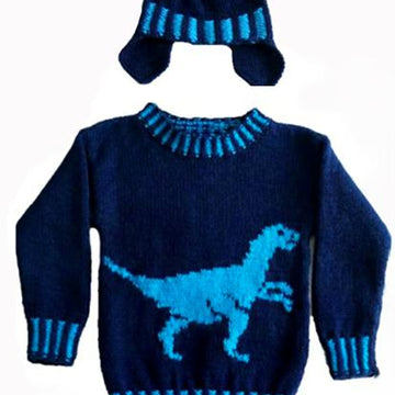 Velociraptor Dinosaur Sweater