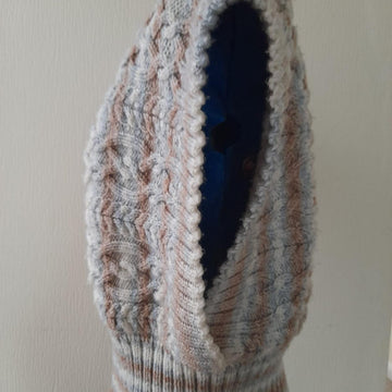 Cable Vest - Sideways Knit