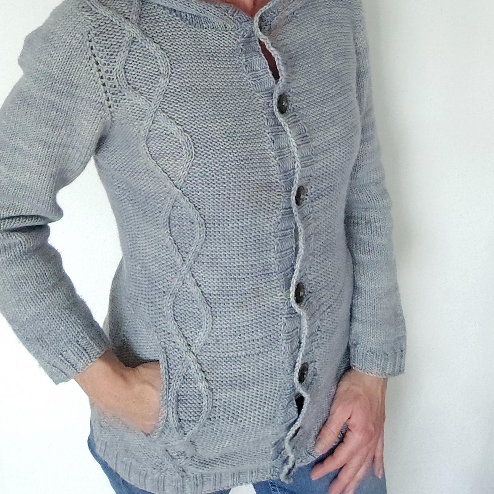 Knitting Pattern Seamless Cardigan Twinning