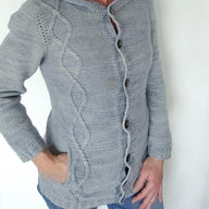 Knitting Pattern Seamless Cardigan Twinning