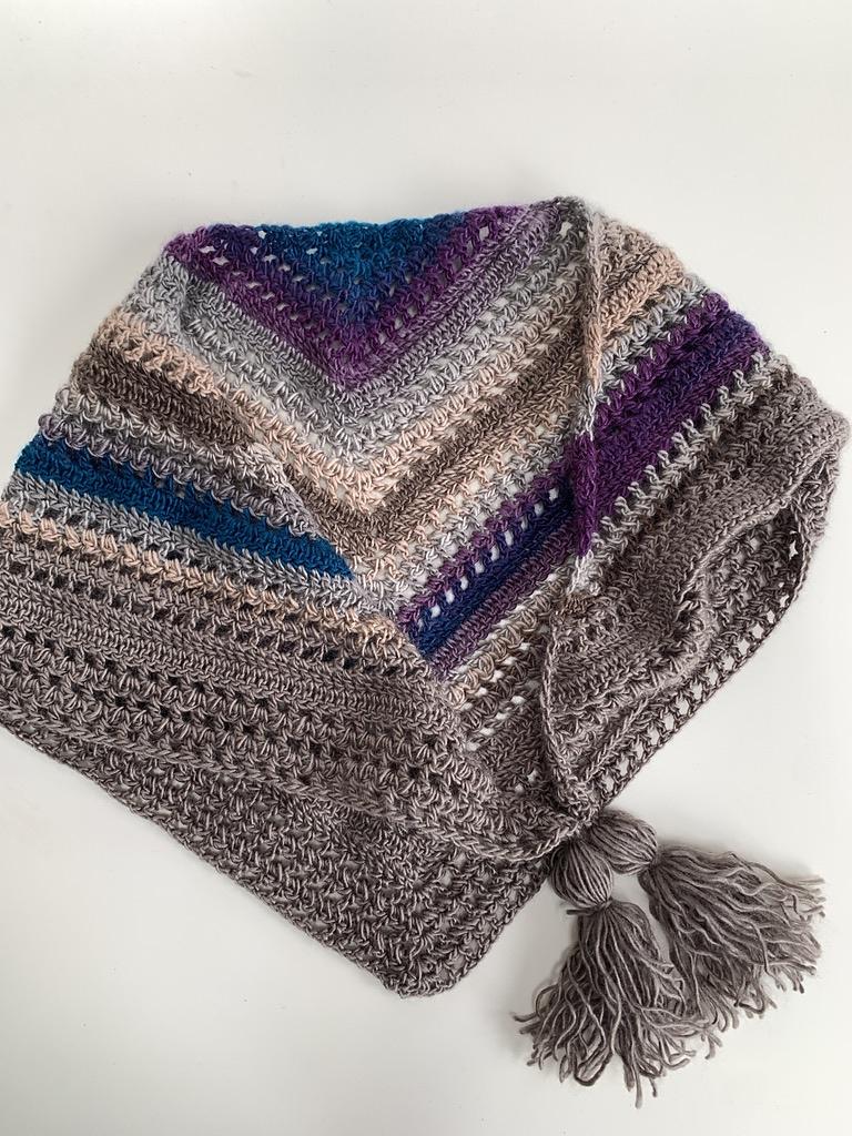 Borlotto Bean Shawl