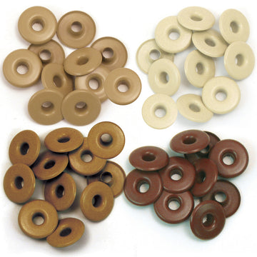 We R Memory Keepers We R Eyelets Wide 40/Pkg - Brown