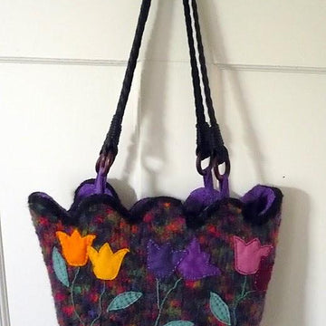 Felted Tulip Bag
