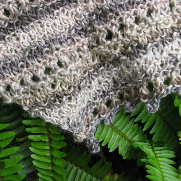 "Rabbits & Ferns" Boomerang Scarf