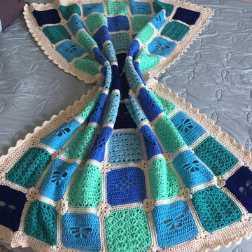 Seaside Garden Throw CAL