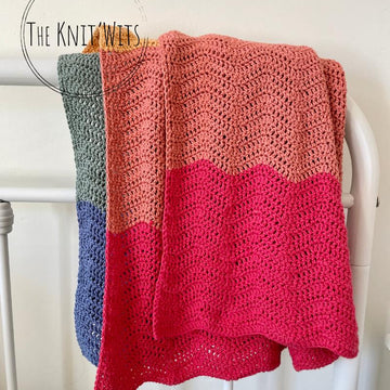 Rainbow Wave Baby Blanket