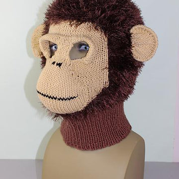 Toddler Child and Adult Monkey Mask Balaclava