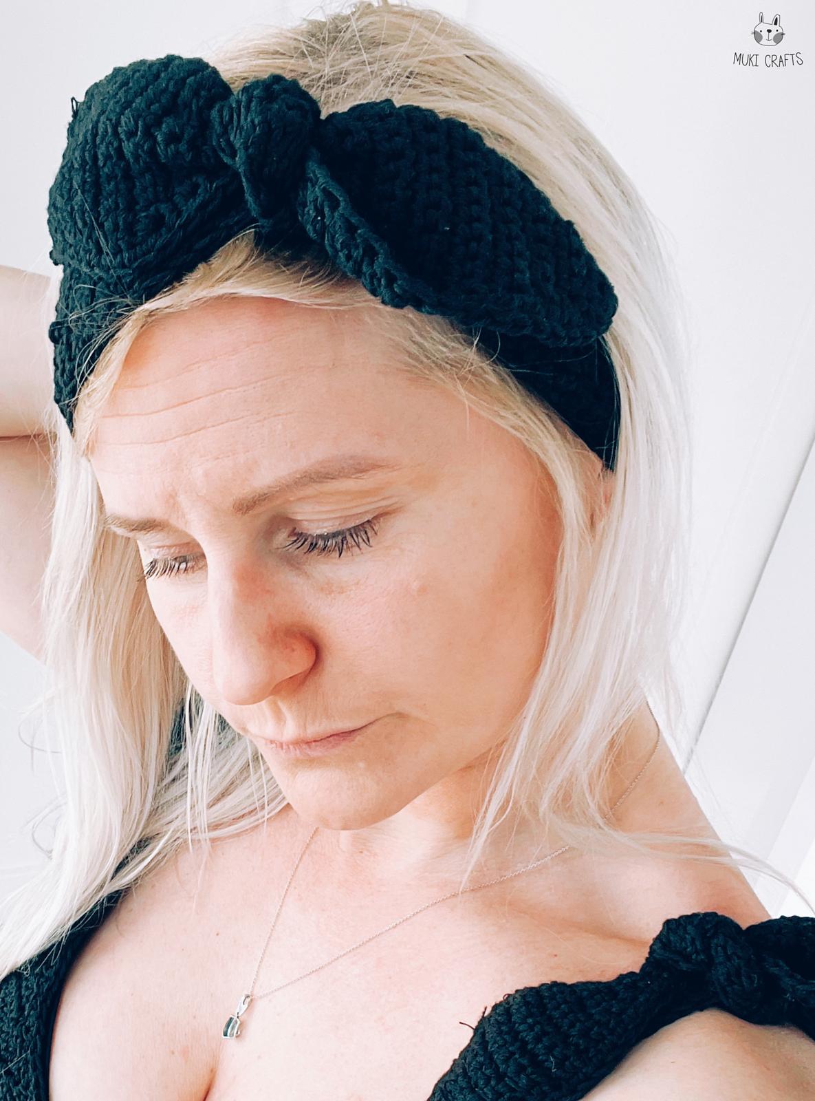 Eileen bow headband