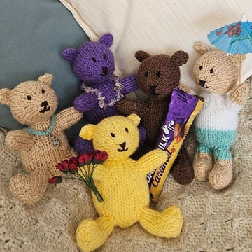 Knitted Teddy Bears